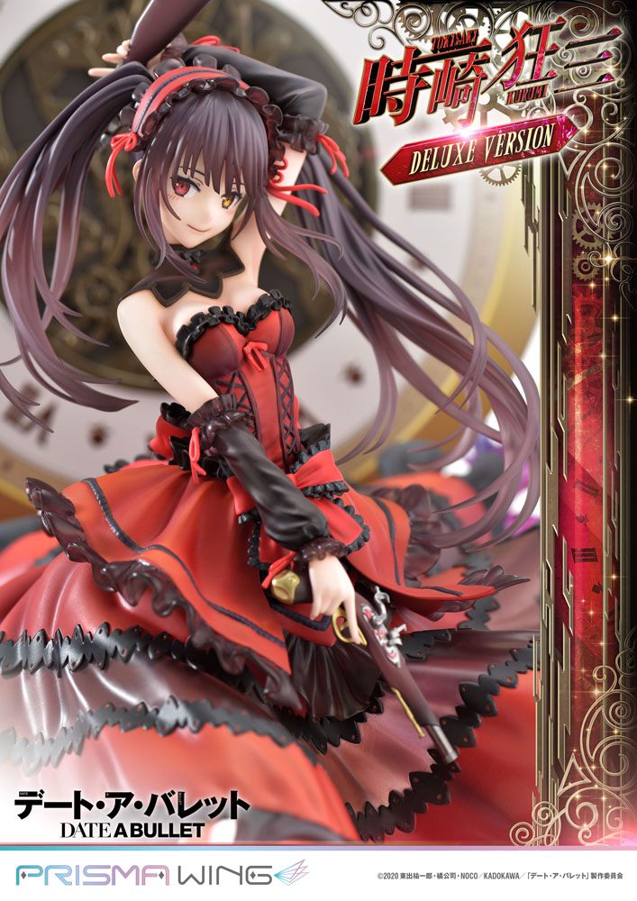 Date A Live Fragment: Date A Bullet Prisma Wing PVC Statue 1/7 Kurumi Tokisaki Deluxe Version 37 cm