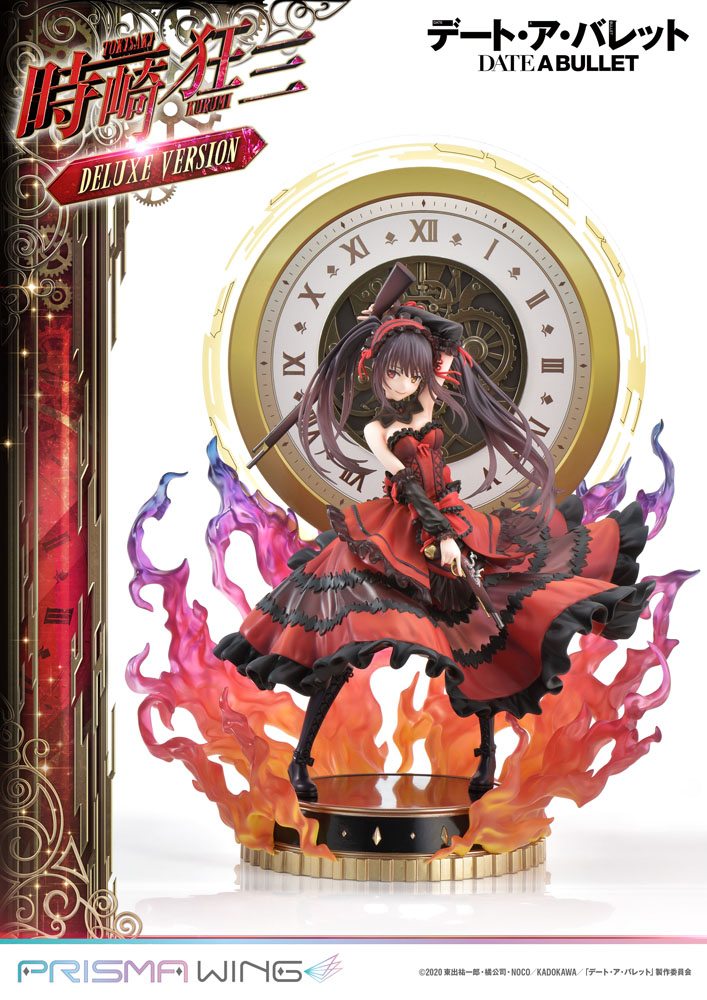 Date A Live Fragment: Date A Bullet Prisma Wing PVC Statue 1/7 Kurumi Tokisaki Deluxe Version 37 cm