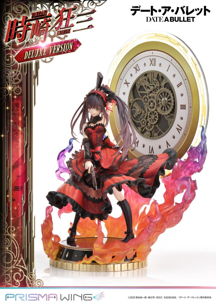 Date A Live Fragment: Date A Bullet Prisma Wing PVC Statue 1/7 Kurumi Tokisaki Deluxe Version 37 cm