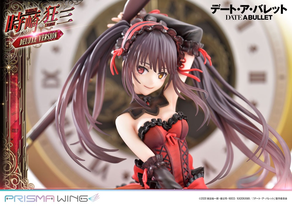 Date A Live Fragment: Date A Bullet Prisma Wing PVC Statue 1/7 Kurumi Tokisaki Deluxe Version 37 cm