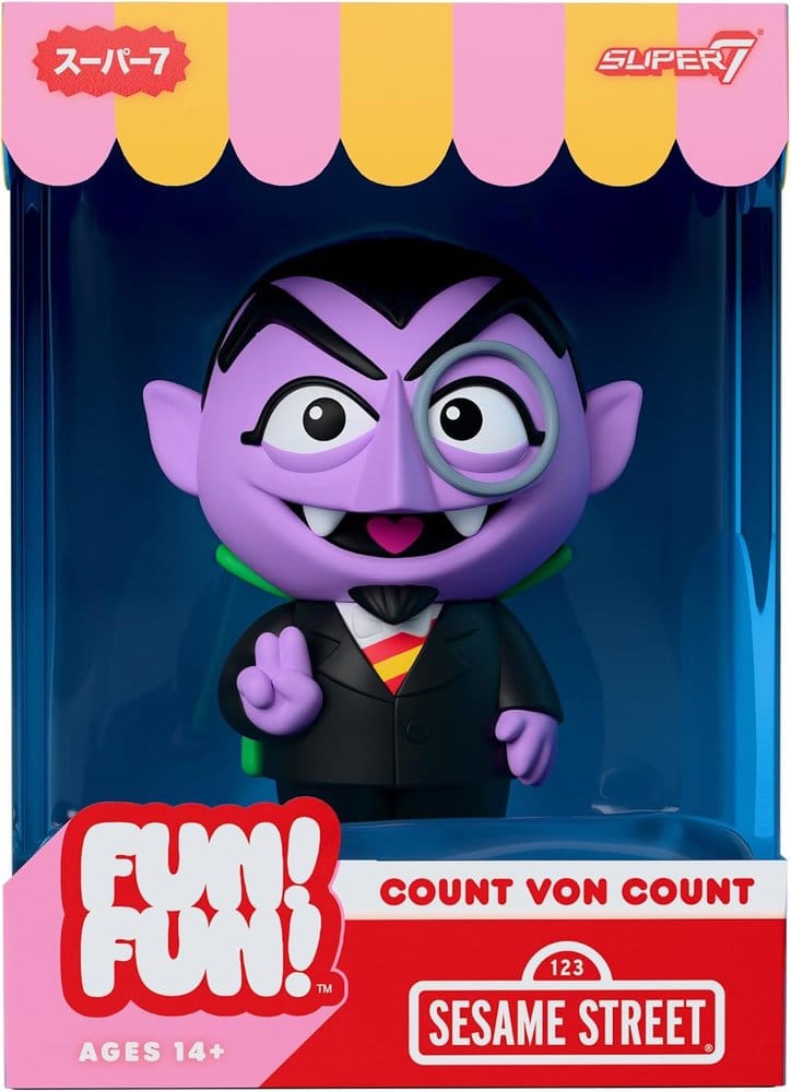 Sesame Street Fun! Fun! Vinyl Figure Wave 01 - Count von Count 18 cm