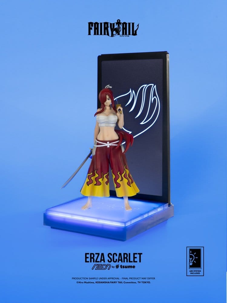 Fairy Tail Neon Figure 1/9 Erza Scarlet 25 cm