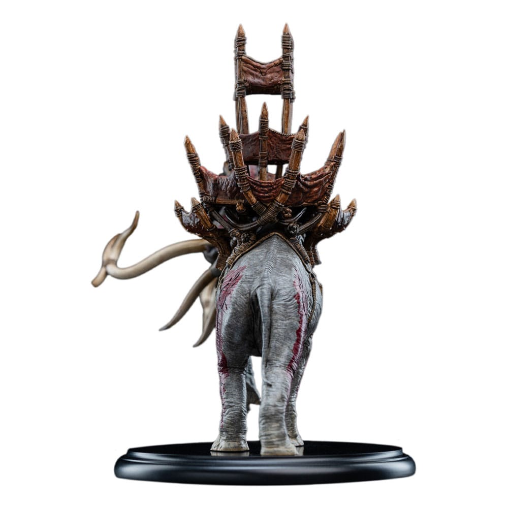 Lord of the Rings Mini Statue Mumak in Battle 17 cm