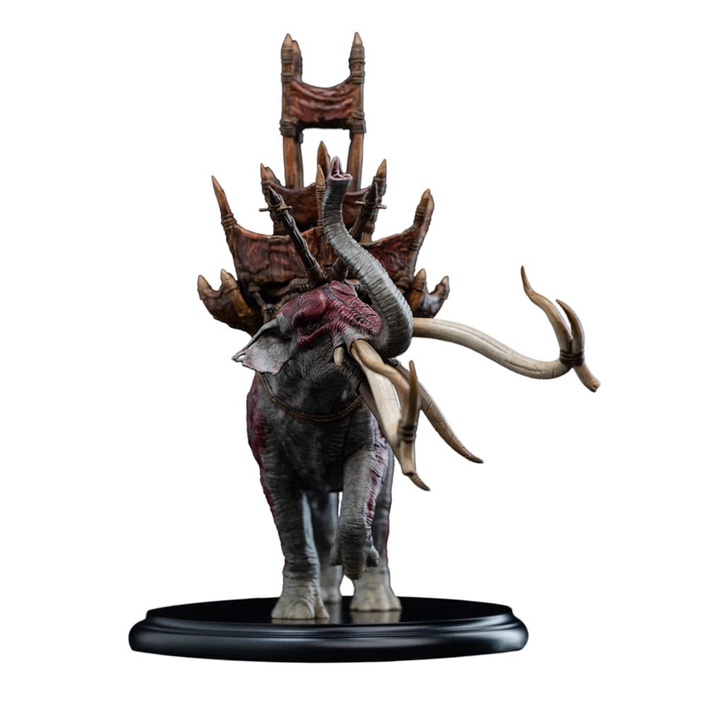 Lord of the Rings Mini Statue Mumak in Battle 17 cm